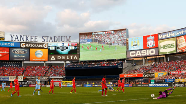 Soccer Invades Yankee Stadium!